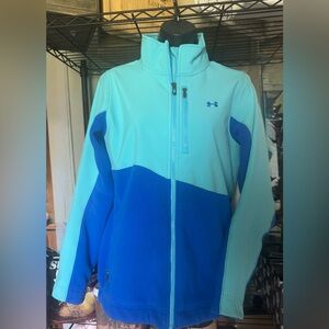 Under Armour Blue Ski Jacket Performance Design
